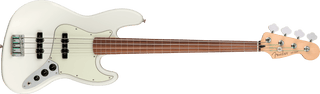 Bajo Electrico Fender Player Jazz Bass® sin trastes, diapasón de Pau Ferro, blanco polar0149933515 Fretless - The Music Site