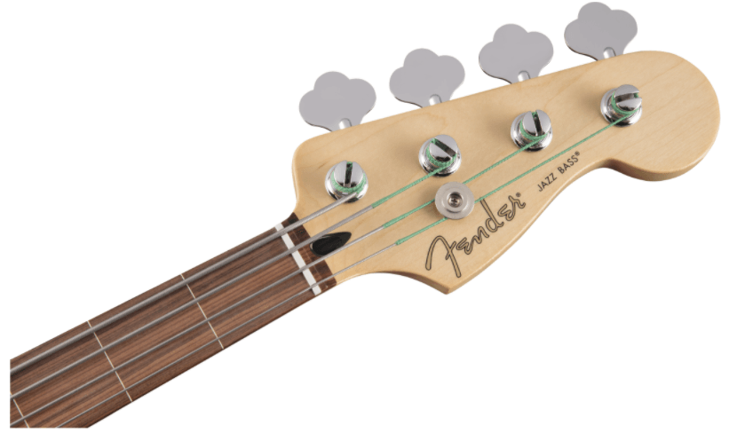 Bajo Electrico Fender Player Jazz Bass® sin trastes, diapasón de Pau Ferro, blanco polar0149933515 Fretless - The Music Site