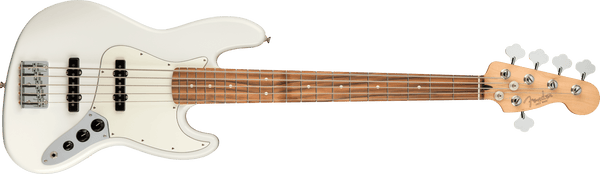 Bajo Electrico Fender Player Jazz Bass® V, diapasón de Pau Ferro, blanco polar 0149953515 - The Music Site