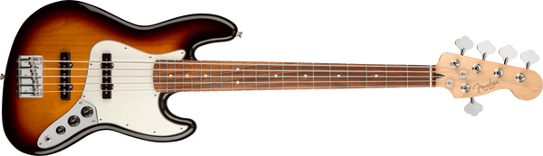 Bajo Electrico Fender Player Jazz Bass® V, diapasón de Pau Ferro, Sunburst de 3 colores 0149953500 - The Music Site