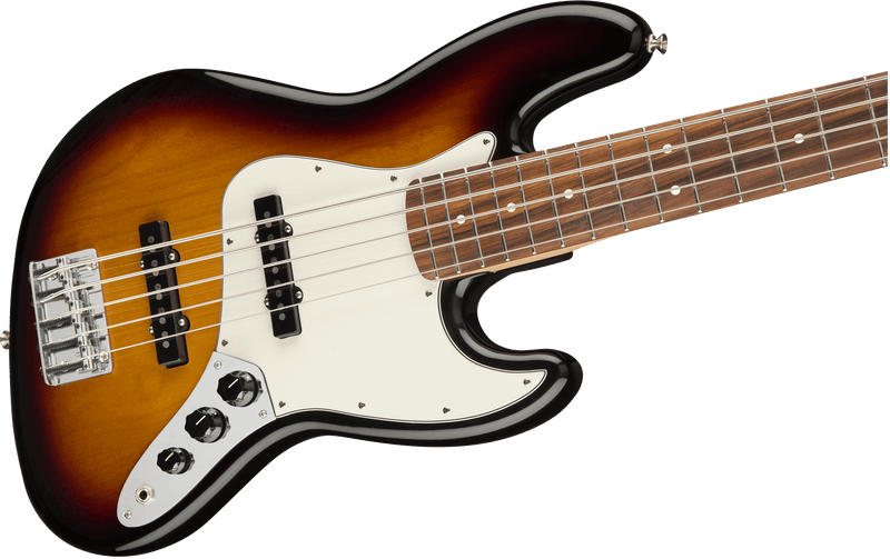 Bajo Electrico Fender Player Jazz Bass® V, diapasón de Pau Ferro, Sunburst de 3 colores 0149953500 - The Music Site
