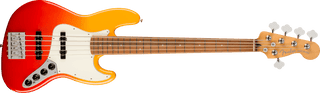 Bajo Electrico Fender Player Plus Jazz Bass® V, diapasón de Pau Ferro, Tequila Sunrise 0147383387 - The Music Site