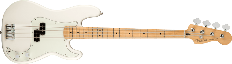 Bajo Electrico Fender Player Precision Bass®, diapasón de arce, blanco polar 0149802515 - The Music Site
