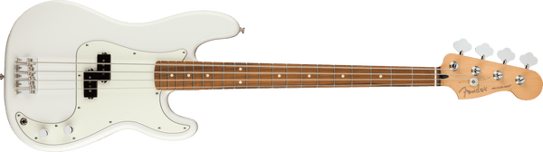 Bajo Electrico Fender Player Precision Bass®, diapasón de Pau Ferro, blanco polar 0149803515 - The Music Site