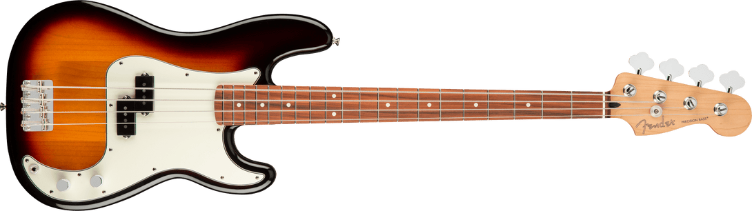 Bajo Electrico Fender Player Precision Bass®, diapasón de Pau Ferro, Sunburst de 3 colores 0149803500 - The Music Site