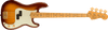 Bajo Electrico Fender Precision Bass® conmemorativo del 75.° aniversario, diapasón de arce, ráfaga de bourbon de 2 colores 0177552833 - The Music Site