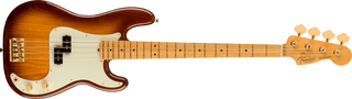 Bajo Electrico Fender Precision Bass® conmemorativo del 75.° aniversario, diapasón de arce, ráfaga de bourbon de 2 colores 0177552833 - The Music Site