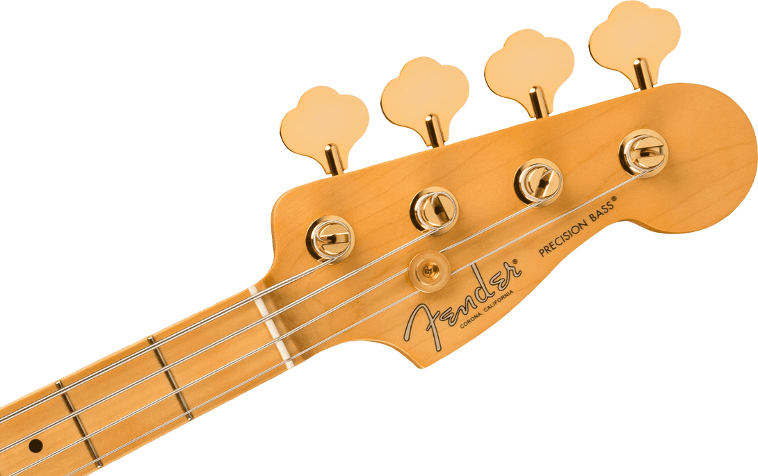 Bajo Electrico Fender Precision Bass® conmemorativo del 75.° aniversario, diapasón de arce, ráfaga de bourbon de 2 colores 0177552833 - The Music Site