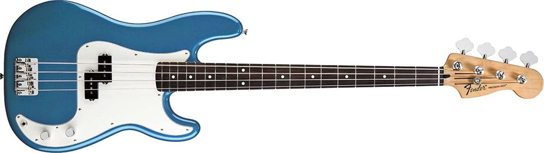 Bajo Electrico Fender Precision Bass® estándar, diapasón de palisandro, azul Lake Placid 0146100502 - The Music Site