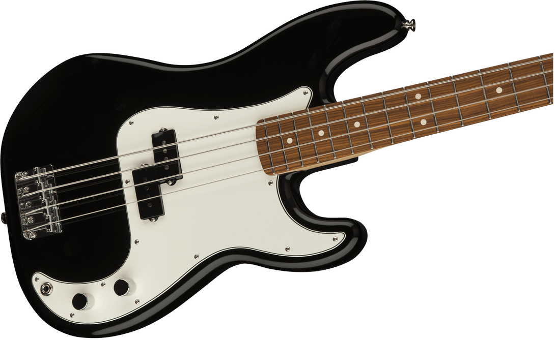 Bajo Electrico Fender Precision Bass® estándar, diapasón de Pau Ferro, negro 0146103506 - The Music Site