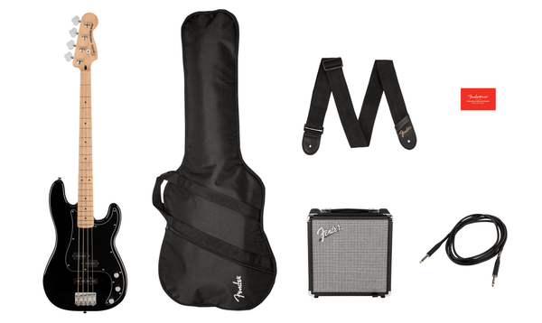 Bajo Electrico Fender Squier Affinity Precision Bass PJ Pack Gig Bag Rumble 15 - 120V 0372981006 - The Music Site