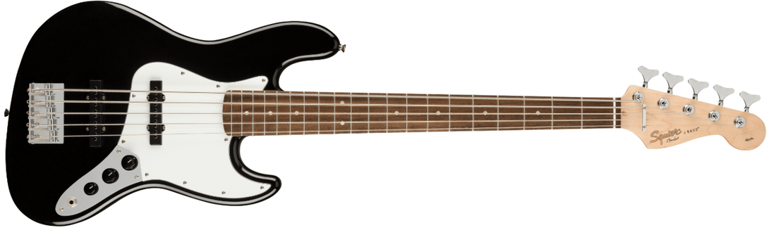 Bajo Electrico Fender Squier Affinity Series™ Jazz Bass® V, Laurel Fingerboard, Black - The Music Site