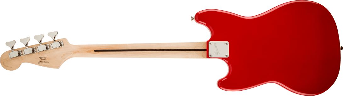 Bajo Electrico Fender Squier Bronco™, Maple Fingerboard, White Pickguard, Black - The Music Site