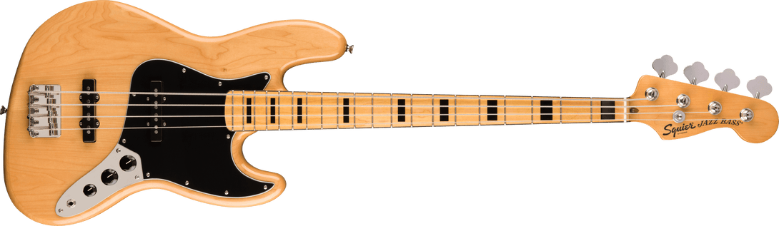 Bajo Electrico Fender Squier Classic Vibe '70s Jazz Bass®, diapasón de arce, natural 0374540521 - The Music Site