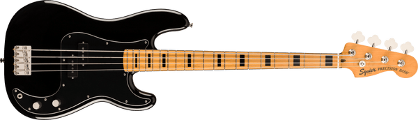 Bajo Electrico Fender Squier Classic Vibe '70s Precision Bass®, diapasón de arce, negro 0374520506 - The Music Site