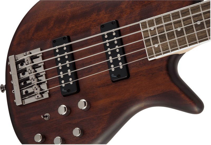 Bajo Electrico Jackson Serie JS Spectra Bass JS3V, diapasón de laurel, teñido de nogal 2919005557 - The Music Site