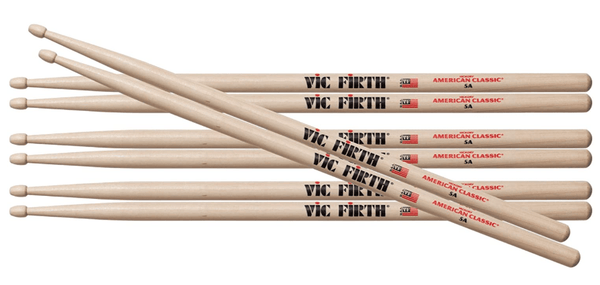 Baqueta Vic Firth Sencilla P5A.3 5A.1 X4 - The Music Site