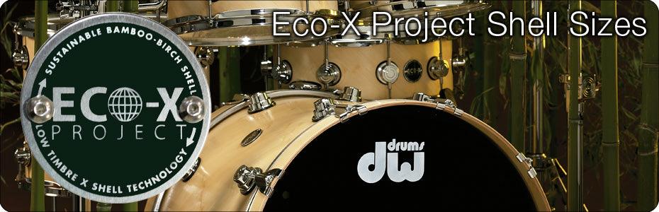 Bateria Dw Eco-X Drg (10-12-16-20-14)+300Hw+2Sw99 - The Music Site
