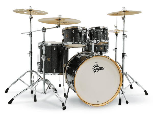 Bateria Gretsch Cm1-E825-Bs Negra 5 piezas + Grg3Pack - The Music Site