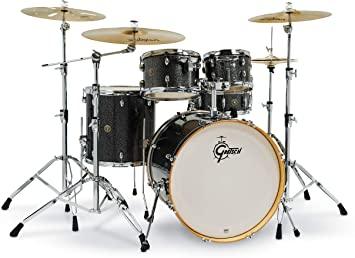 Bateria Gretsch Cm1-E825-Bs Negra 5 piezas + Grg3Pack - The Music Site