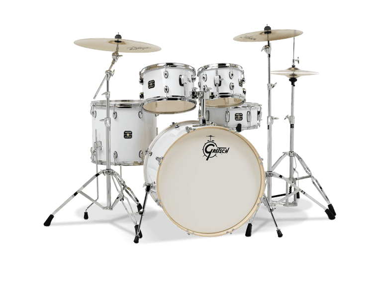 Bateria Gretsch Ge4E825W Blanca 5 Piezas - The Music Site