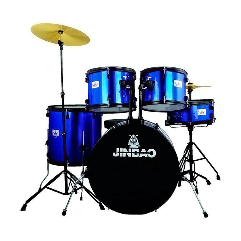 Bateria Jinbao Jbp1601A Atriles Negros Azul - The Music Site