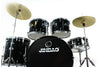 Bateria Jinbao Jbp1601A Atriles Negros Negra - The Music Site