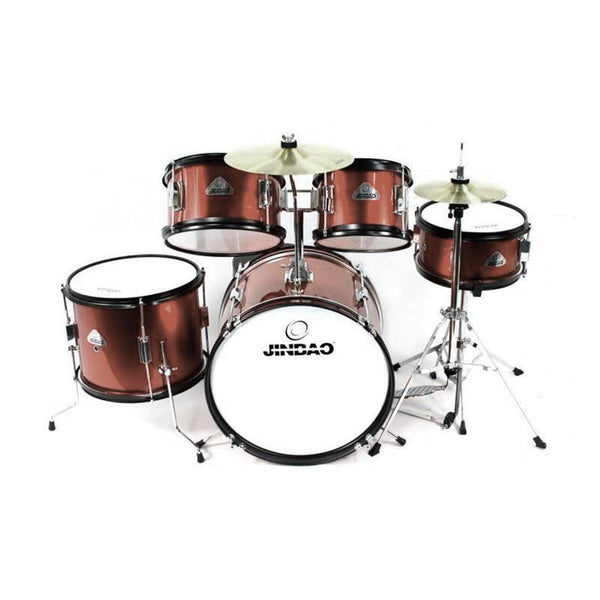 Bateria Jinbao Junior Jbj-104-6 Silla+Pl Vinotinto - The Music Site