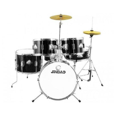 Bateria Jinbao Junior Negra Jbj-104-6 Silla Plati - The Music Site