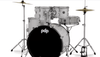 Bateria PDP Center Stage Pdce2215Ktdw Diamante 5Pcs - The Music Site