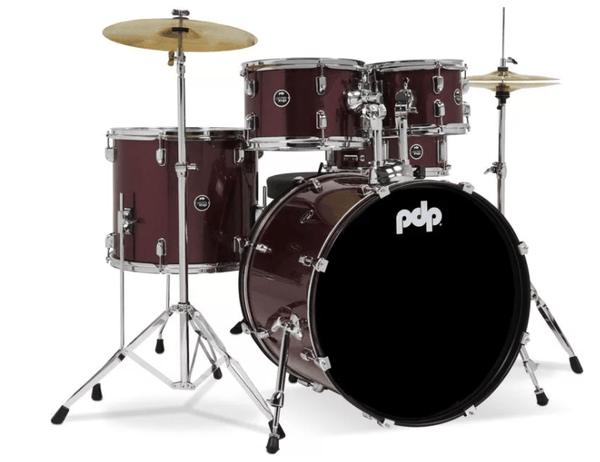 Bateria PDP Center Stage Pdce2215Ktrr Ruby 5Pcs - The Music Site