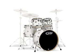 Bateria PDP Pdcm2215Pw Blanca 5 Pcs + Pdbxhw8155 - The Music Site