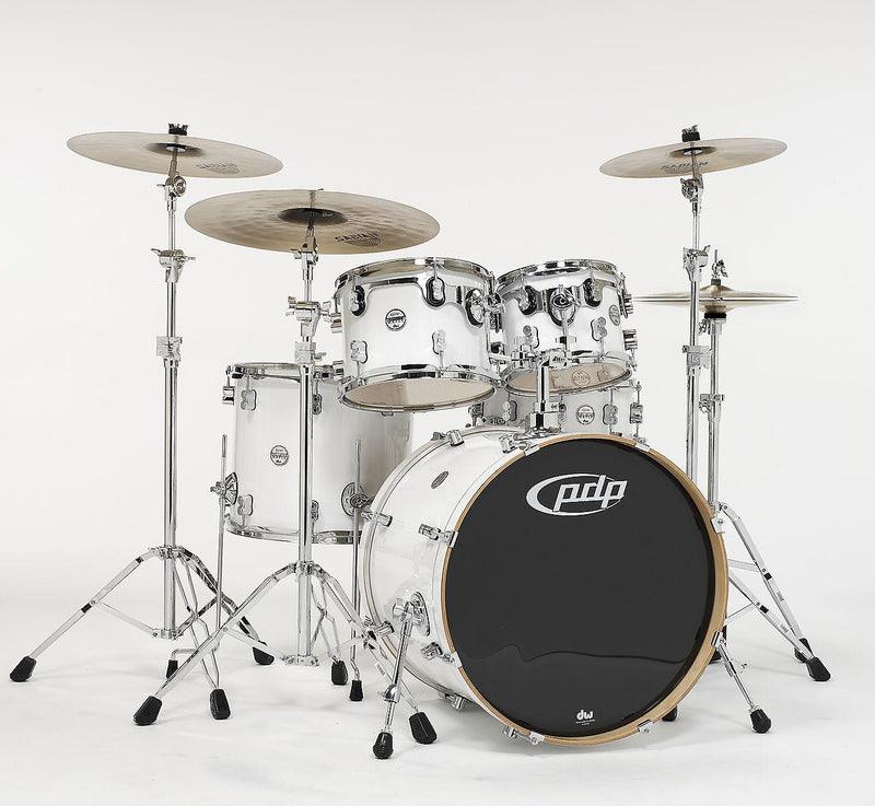 Bateria PDP Pdcm2215Pw Blanca 5 Pcs + Pdbxhw8155 - The Music Site