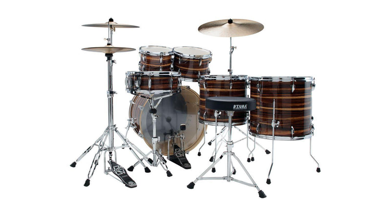 Bateria Tama Imperialstar Ie62H6W-Ctw/Bases Y Silla 6 Piezas - The Music Site