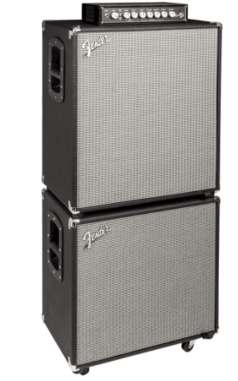 Cabina Fender Rumble™ 410 Cabinet (V3), Black/Silver 2270900000 - The Music Site