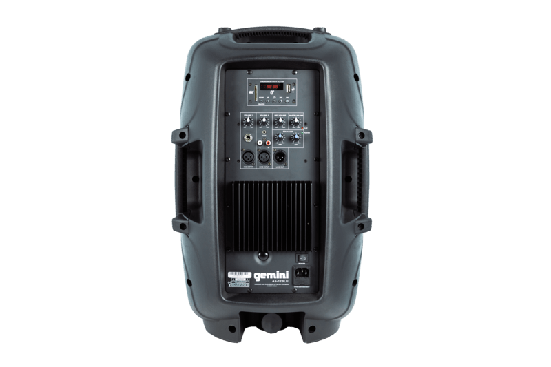 Cassa Amplificata 12 con Batteria e doppio Radiomicrofono - Bluetooth