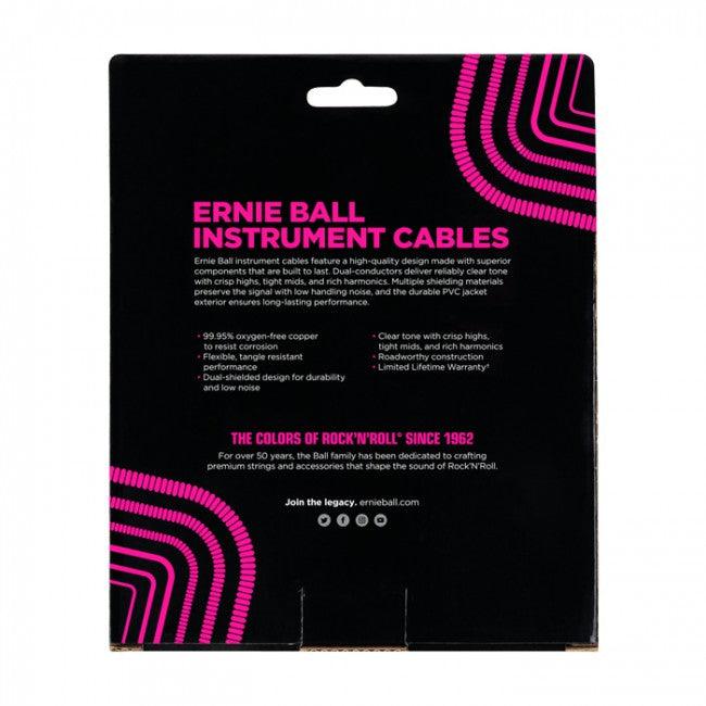 Cable Ernie Ball 30Ft Po6044 Enrrollado - The Music Site
