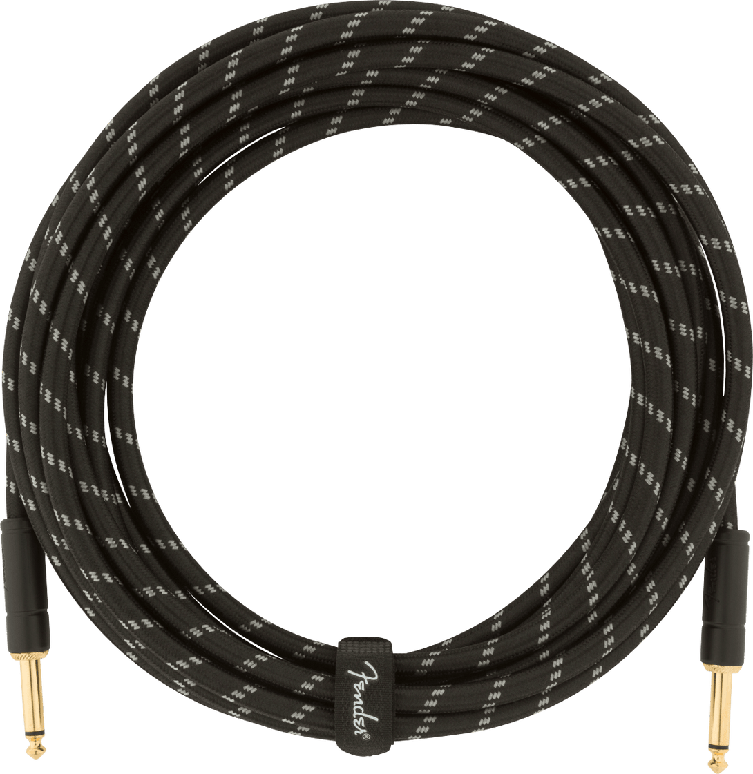 Cable Fender Deluxe 18.6" Twd Blk 0990820080 - The Music Site