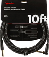 Cable Fender Deluxe Straight/Angle 10" 0990820090 - The Music Site