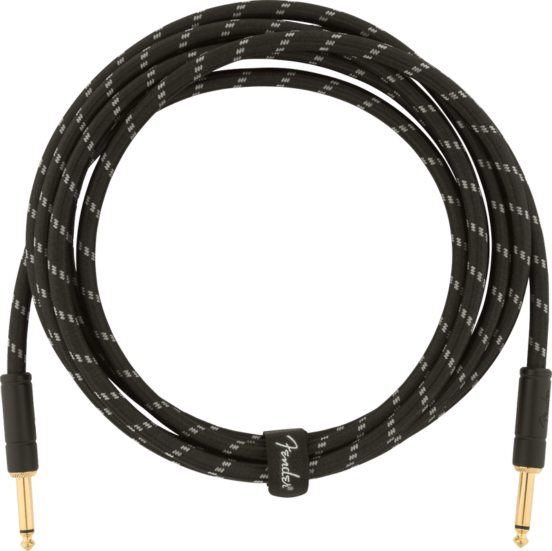 Cable Fender Deluxe Straight/Angle 15" 0990820085 - The Music Site