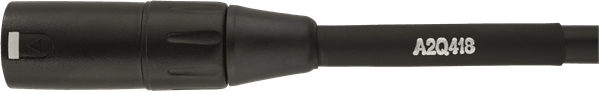 Cable Fender Microfono Professional Series Microphone Cable, 25', Black 0990820015 - The Music Site