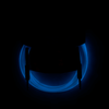 Cable Fender Pro 18.6 Glow In Dark Blue 0990818108 - The Music Site