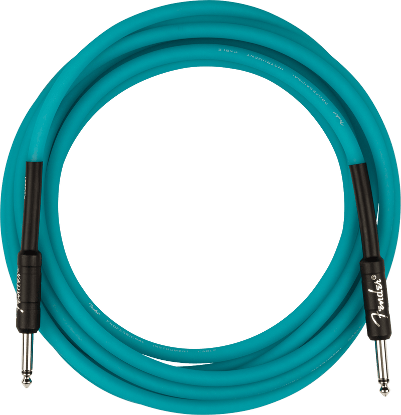 Cable Fender Pro 18.6 Glow In Dark Blue 0990818108 - The Music Site