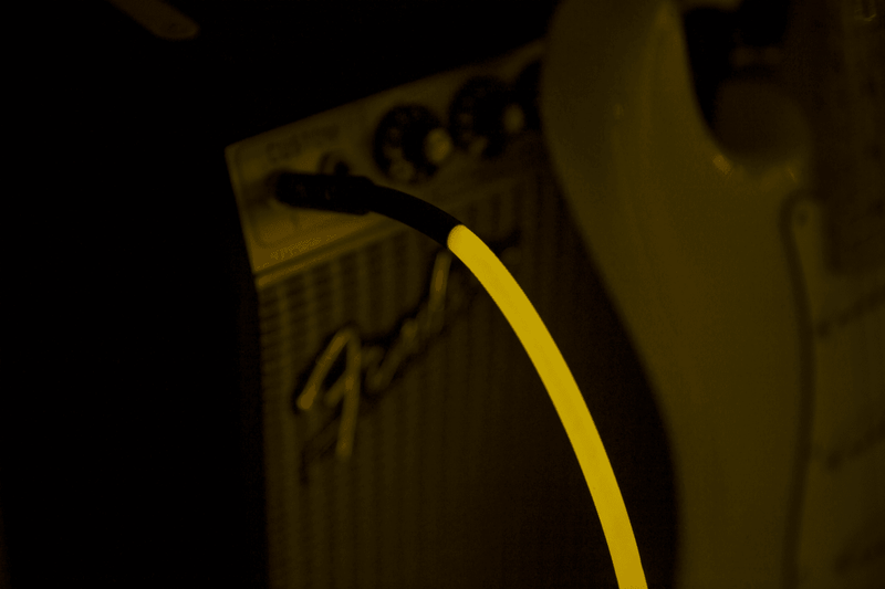 Cable Fender Pro 18.6 Glow In Dark Orng 0990818113 - The Music Site