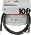 Cable Fender Prof Straight/Angle 10" 0990820025 - The Music Site