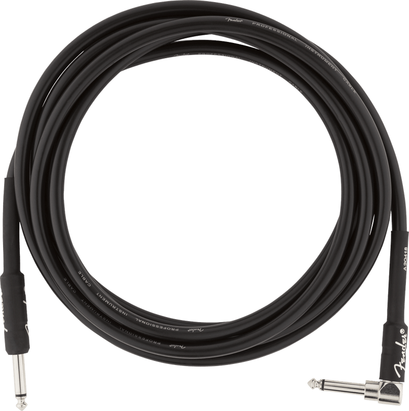 Cable Fender Prof Straight/Angle 10" 0990820025 - The Music Site