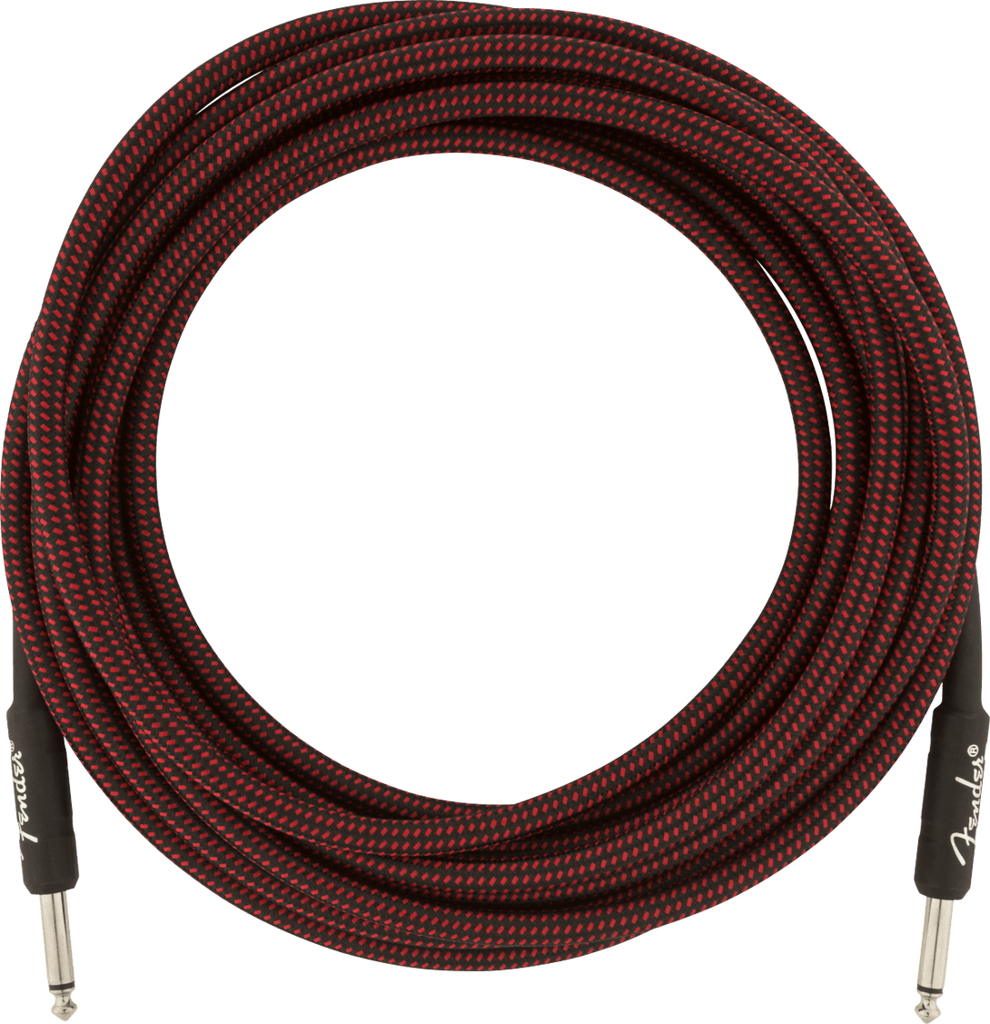 Cable Fender Twed 18.6Ft 5.5M Vinotinto 0990820067 - The Music Site