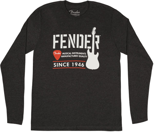 Camibuso Fender Manga Larga Hombre M 9113014406 - The Music Site