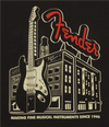 Camiseta Fender Amp Building (L) - The Music Site