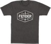 Camiseta Fender Bolt Down T-Shirt, Charcoal 9113019506 M - The Music Site